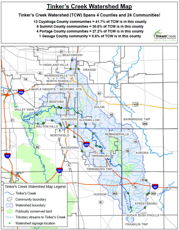 Ohio Watershed Map